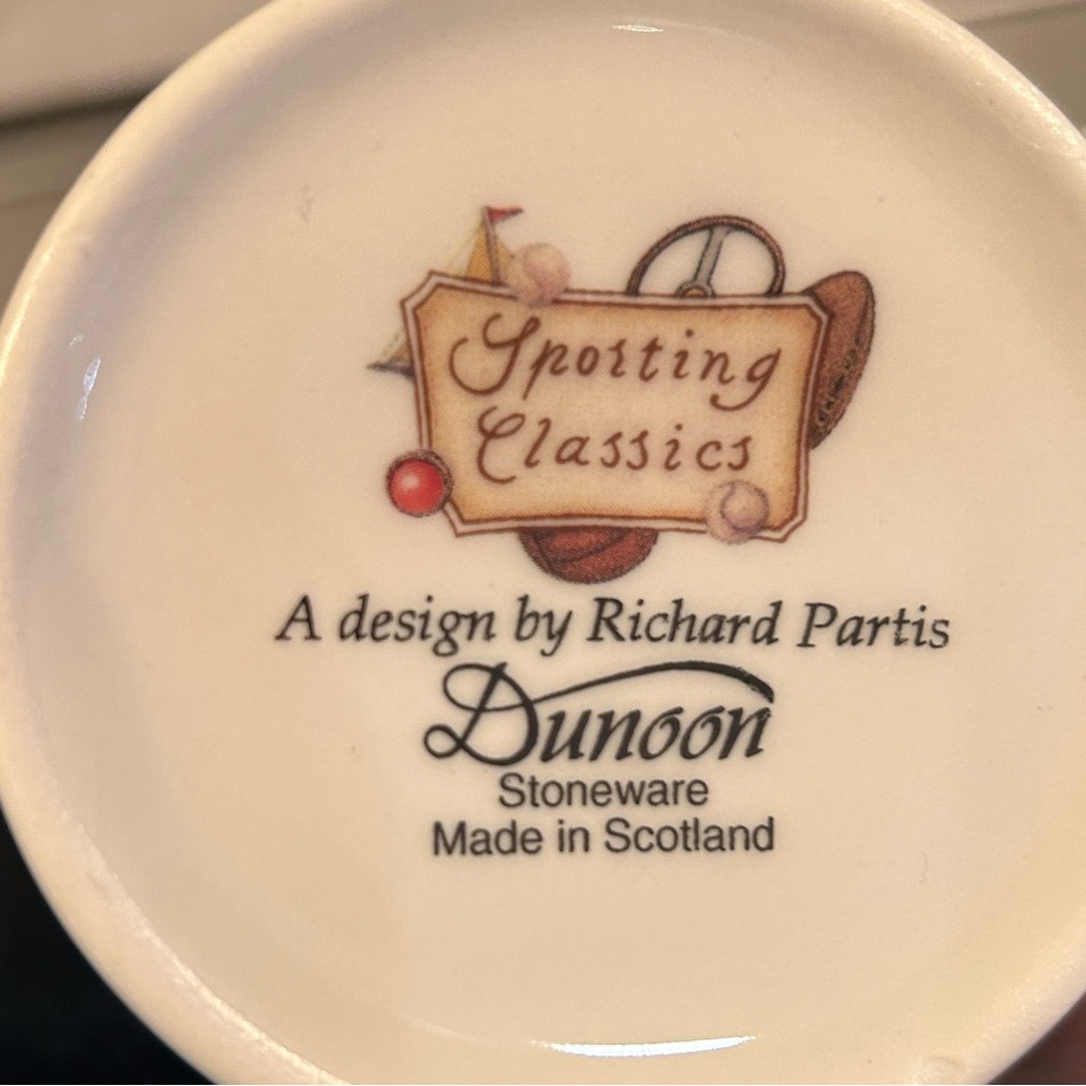 Vintage Dunoon Mug By Richard Partis